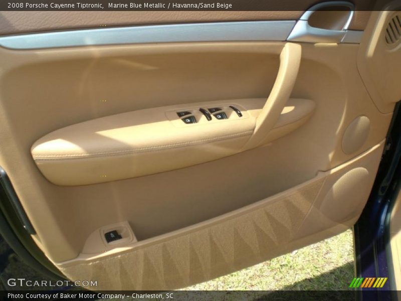 Marine Blue Metallic / Havanna/Sand Beige 2008 Porsche Cayenne Tiptronic