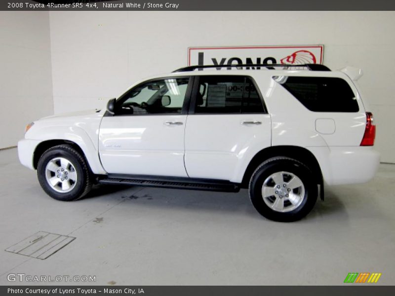 Natural White / Stone Gray 2008 Toyota 4Runner SR5 4x4