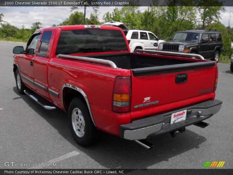 Victory Red / Graphite 2000 Chevrolet Silverado 1500 LT Extended Cab