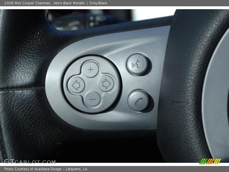 Astro Black Metallic / Grey/Black 2008 Mini Cooper Clubman