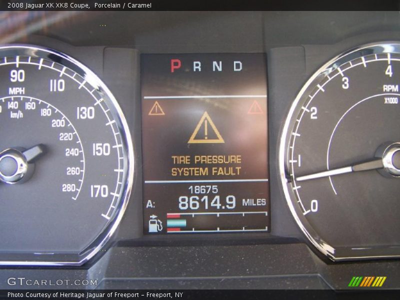 Porcelain / Caramel 2008 Jaguar XK XK8 Coupe