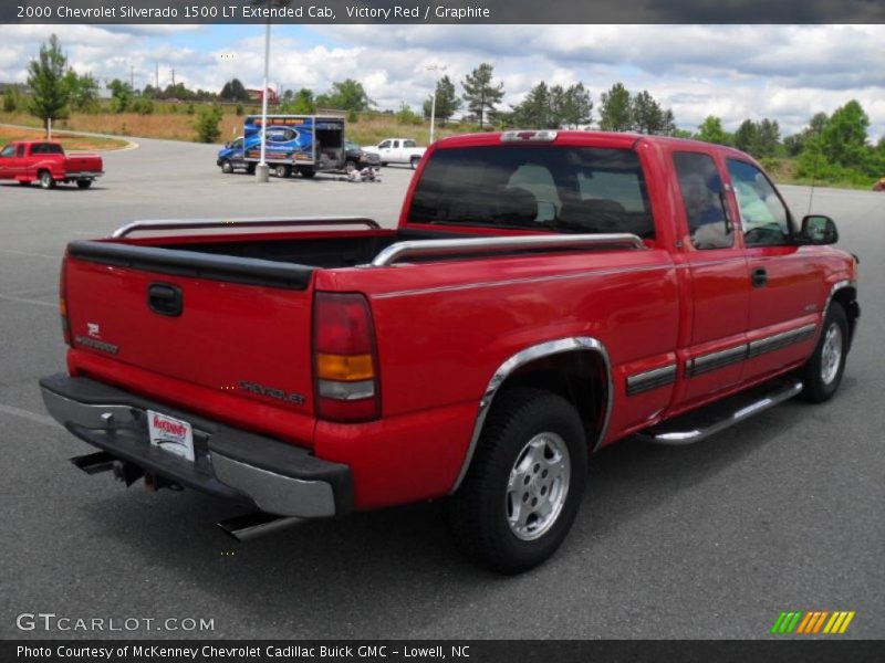 Victory Red / Graphite 2000 Chevrolet Silverado 1500 LT Extended Cab