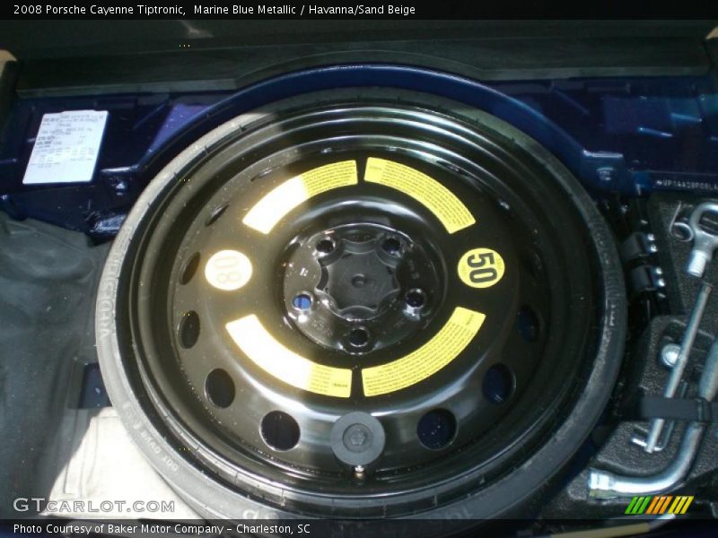 Marine Blue Metallic / Havanna/Sand Beige 2008 Porsche Cayenne Tiptronic