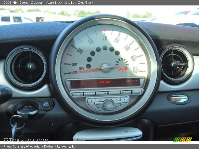 Astro Black Metallic / Grey/Black 2008 Mini Cooper Clubman