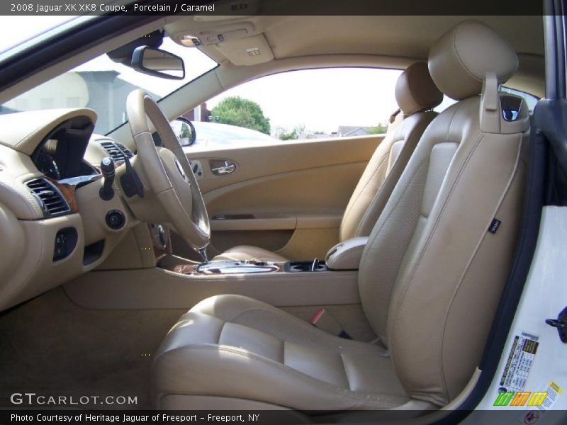 Porcelain / Caramel 2008 Jaguar XK XK8 Coupe