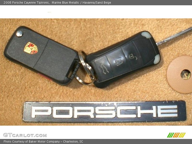Marine Blue Metallic / Havanna/Sand Beige 2008 Porsche Cayenne Tiptronic
