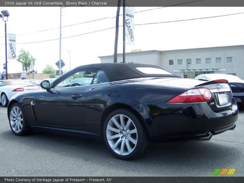 Ebony Black / Charcoal 2009 Jaguar XK XK8 Convertible