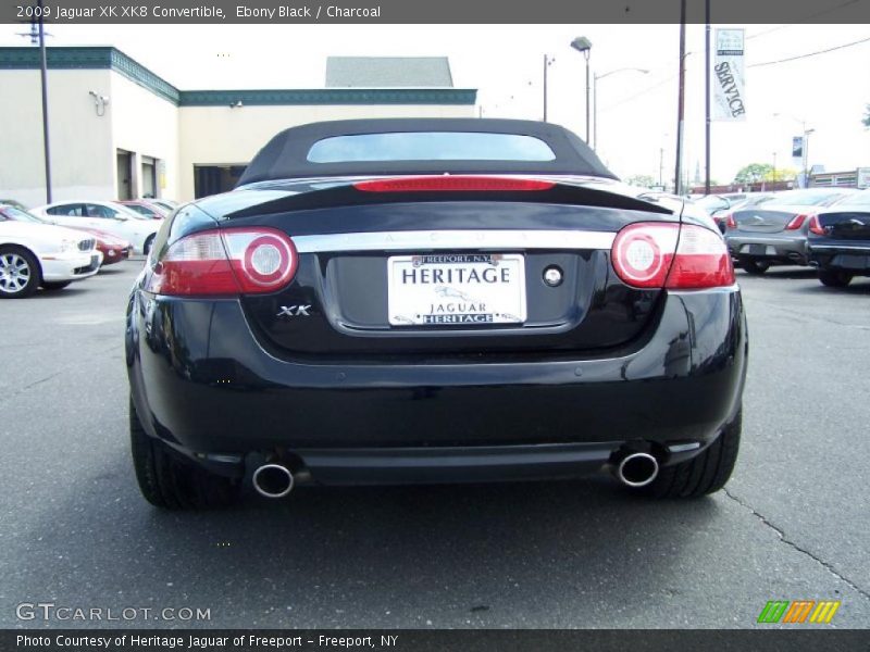 Ebony Black / Charcoal 2009 Jaguar XK XK8 Convertible