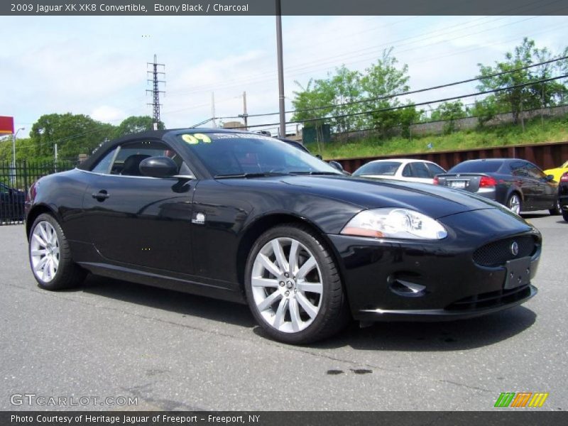 Front 3/4 View of 2009 XK XK8 Convertible