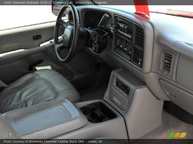 Victory Red / Graphite 2000 Chevrolet Silverado 1500 LT Extended Cab