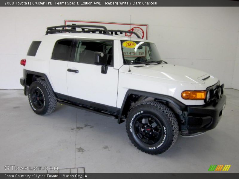 Iceberg White / Dark Charcoal 2008 Toyota FJ Cruiser Trail Teams Special Edition 4WD