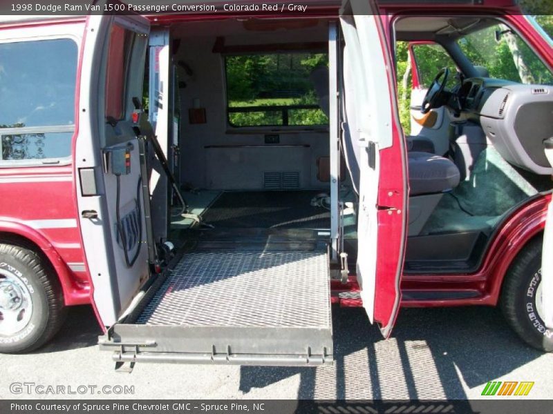Colorado Red / Gray 1998 Dodge Ram Van 1500 Passenger Conversion