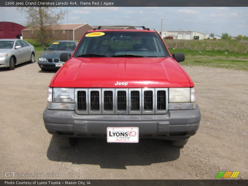Flame Red / Agate 1996 Jeep Grand Cherokee Laredo 4x4