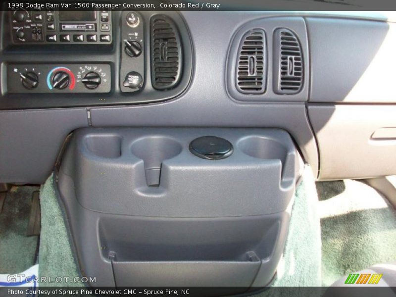 Colorado Red / Gray 1998 Dodge Ram Van 1500 Passenger Conversion