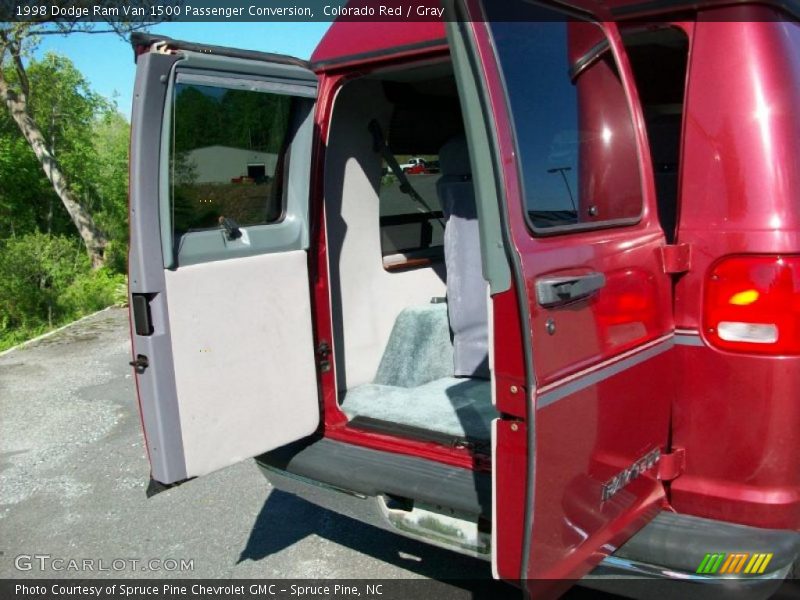 Colorado Red / Gray 1998 Dodge Ram Van 1500 Passenger Conversion