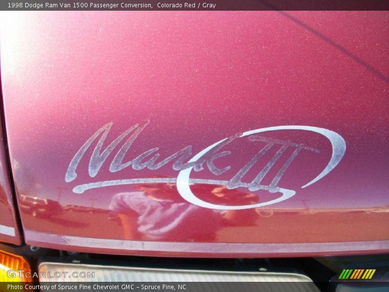 Colorado Red / Gray 1998 Dodge Ram Van 1500 Passenger Conversion