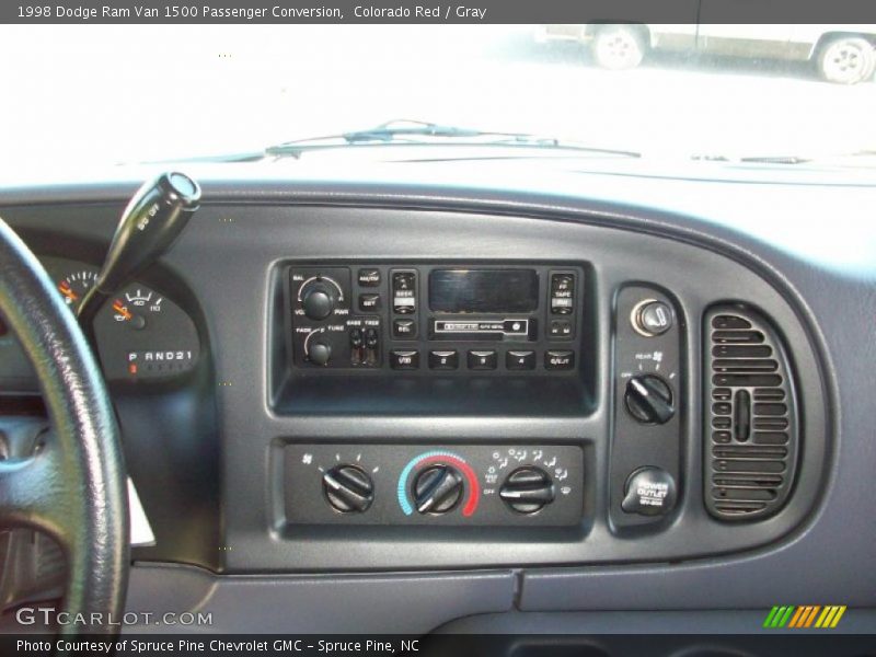 Colorado Red / Gray 1998 Dodge Ram Van 1500 Passenger Conversion