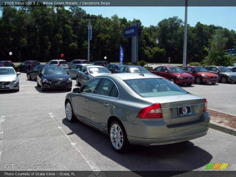 Willow Green Metallic / Sandstone Beige 2008 Volvo S80 3.2