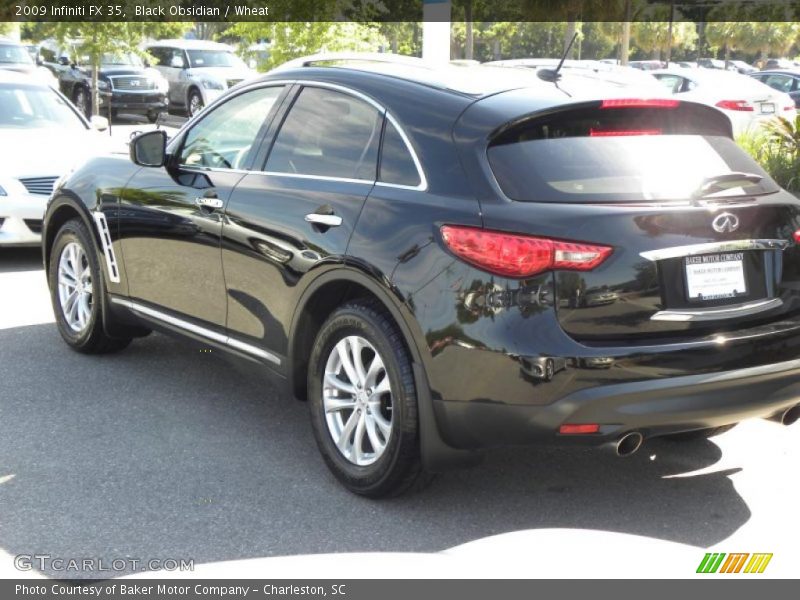 Black Obsidian / Wheat 2009 Infiniti FX 35