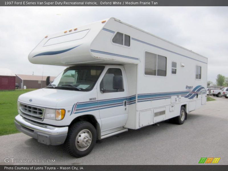 Oxford White / Medium Prairie Tan 1997 Ford E Series Van Super Duty Recreational Vehicle