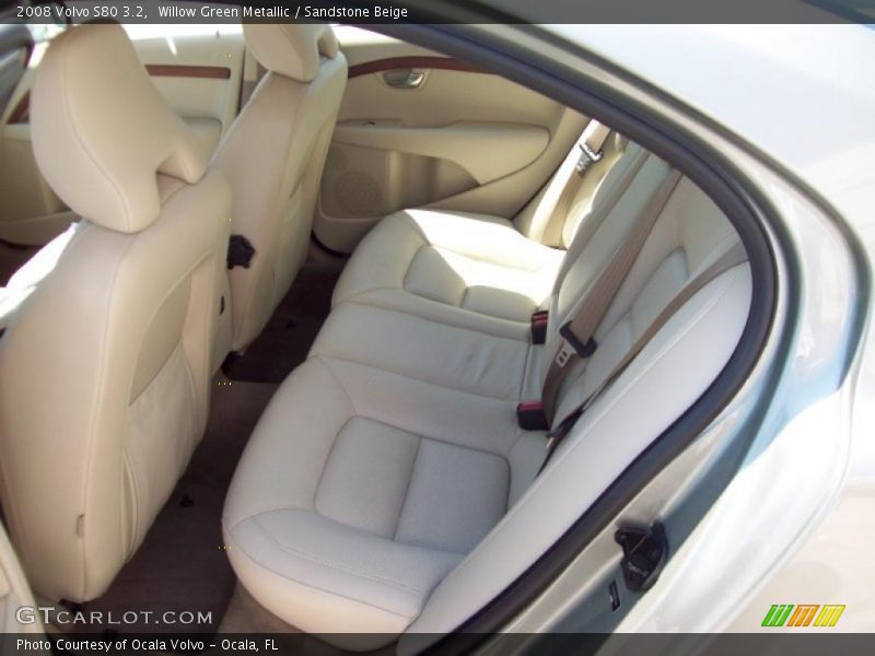 Willow Green Metallic / Sandstone Beige 2008 Volvo S80 3.2