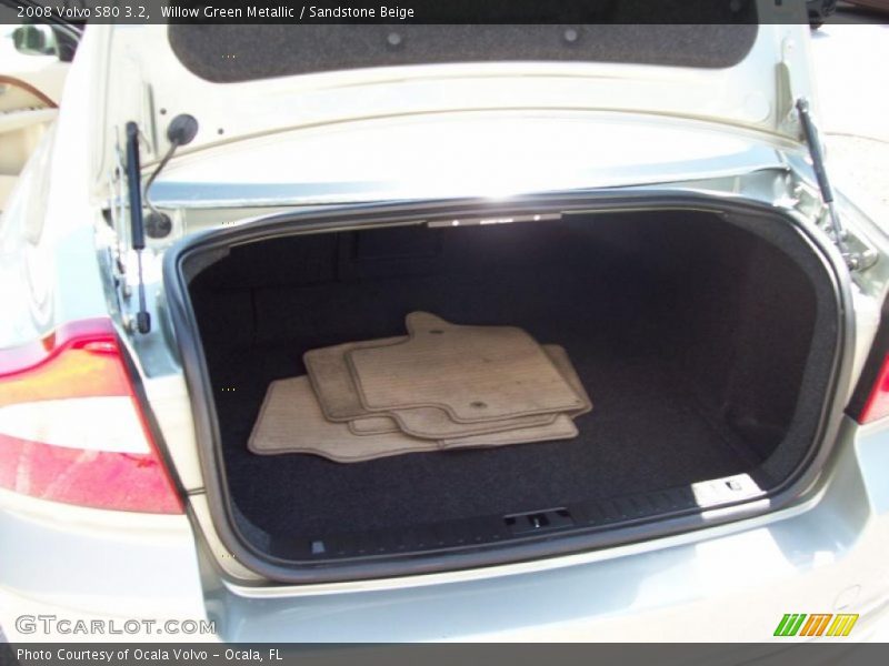 Willow Green Metallic / Sandstone Beige 2008 Volvo S80 3.2