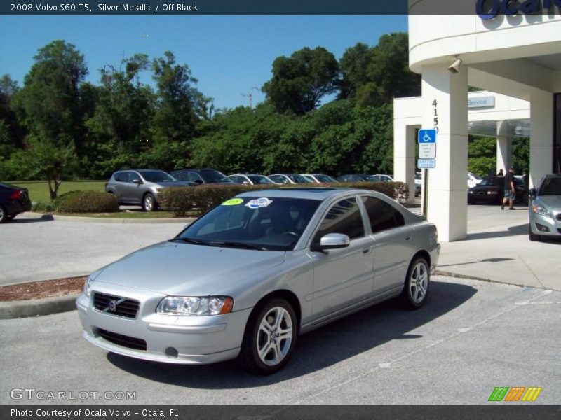 Silver Metallic / Off Black 2008 Volvo S60 T5