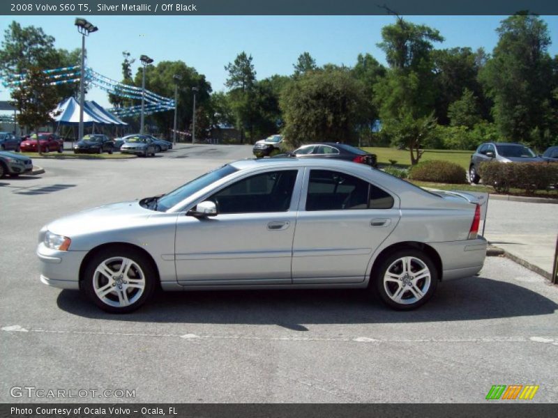Silver Metallic / Off Black 2008 Volvo S60 T5