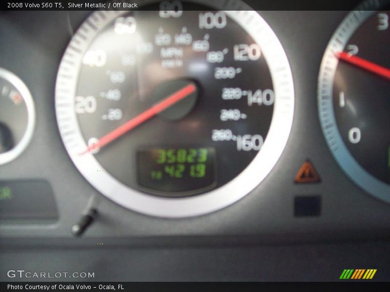 Silver Metallic / Off Black 2008 Volvo S60 T5