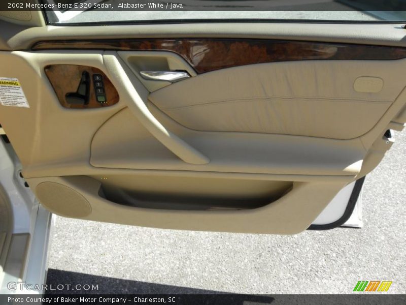 Alabaster White / Java 2002 Mercedes-Benz E 320 Sedan