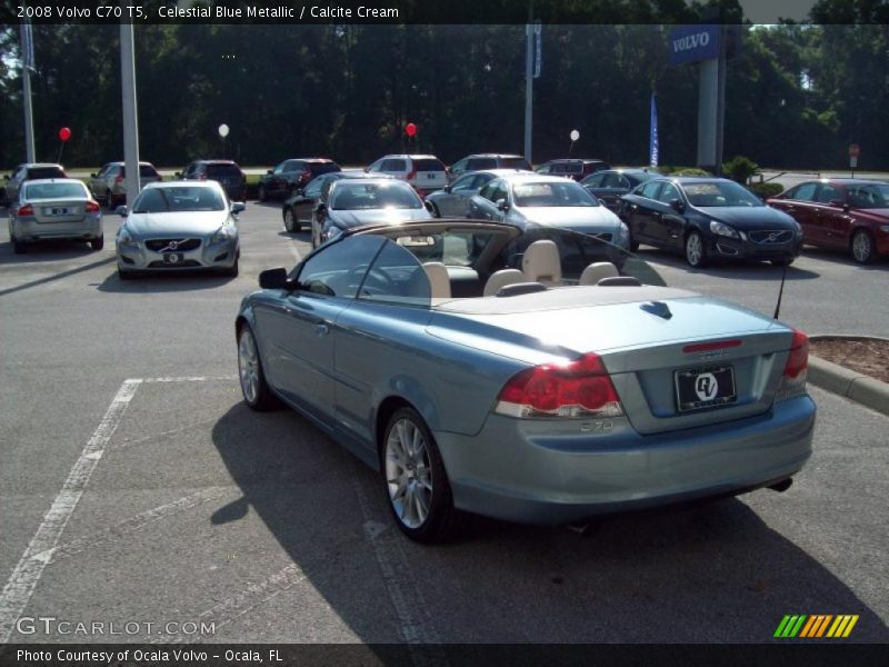 Celestial Blue Metallic / Calcite Cream 2008 Volvo C70 T5