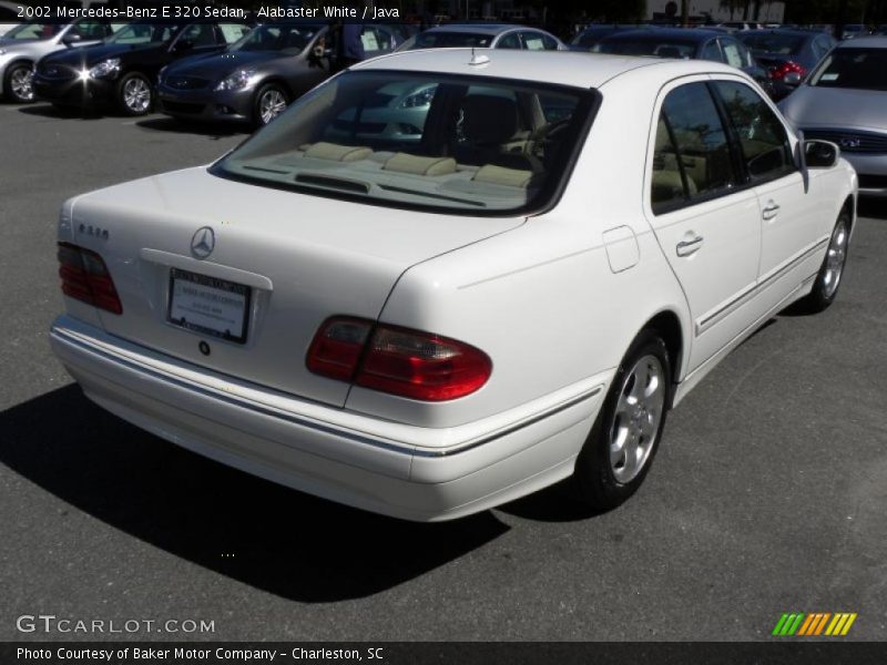 Alabaster White / Java 2002 Mercedes-Benz E 320 Sedan