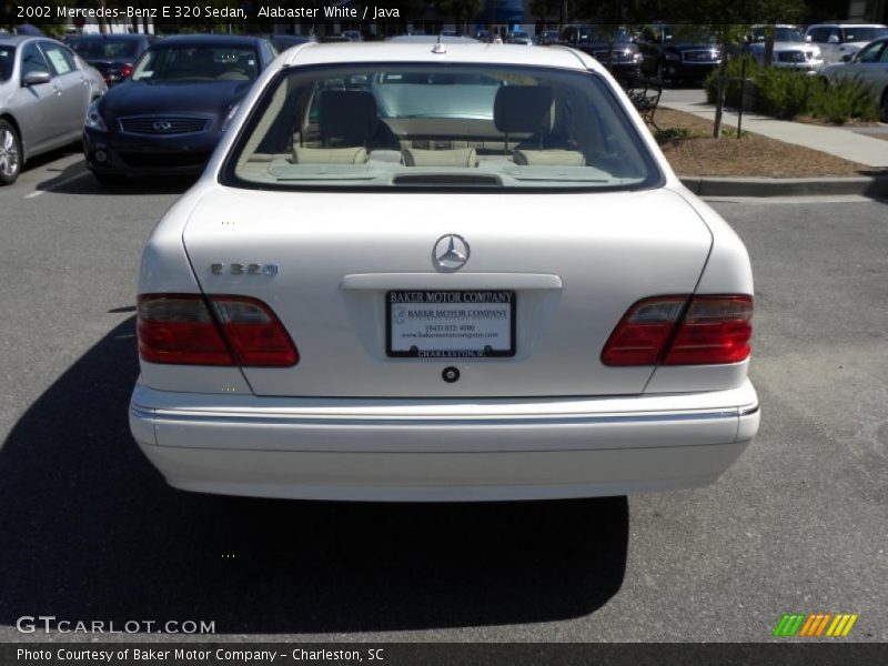 Alabaster White / Java 2002 Mercedes-Benz E 320 Sedan