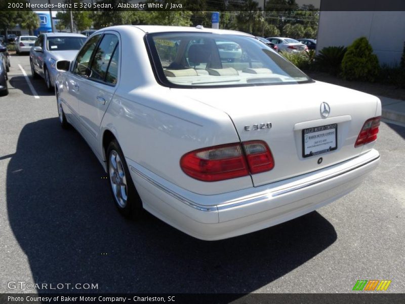 Alabaster White / Java 2002 Mercedes-Benz E 320 Sedan