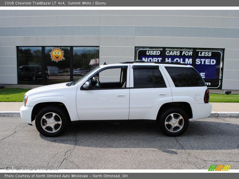 Summit White / Ebony 2008 Chevrolet TrailBlazer LT 4x4