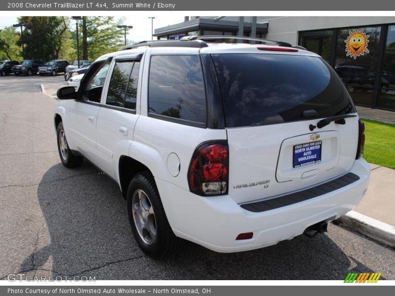 Summit White / Ebony 2008 Chevrolet TrailBlazer LT 4x4