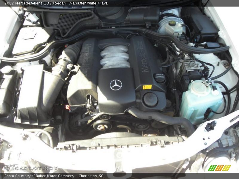 Alabaster White / Java 2002 Mercedes-Benz E 320 Sedan