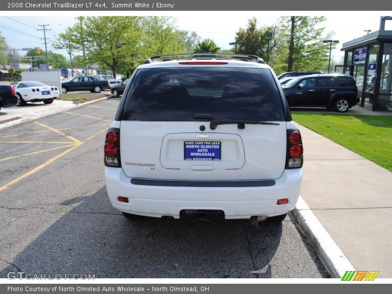 Summit White / Ebony 2008 Chevrolet TrailBlazer LT 4x4