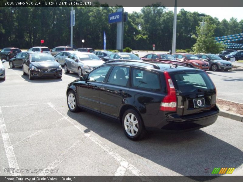 Black / Dark Beige/Quartz 2006 Volvo V50 2.4i