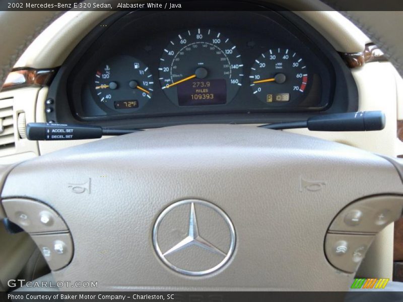 Alabaster White / Java 2002 Mercedes-Benz E 320 Sedan