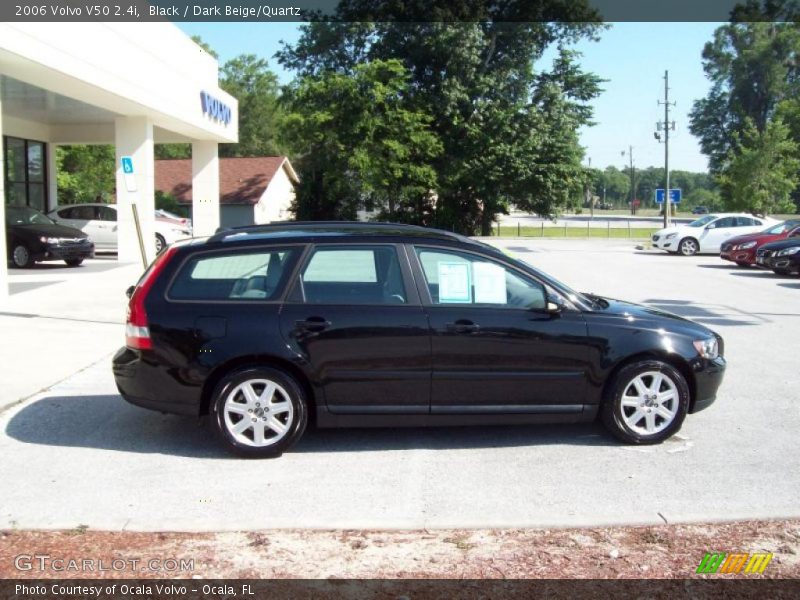 Black / Dark Beige/Quartz 2006 Volvo V50 2.4i