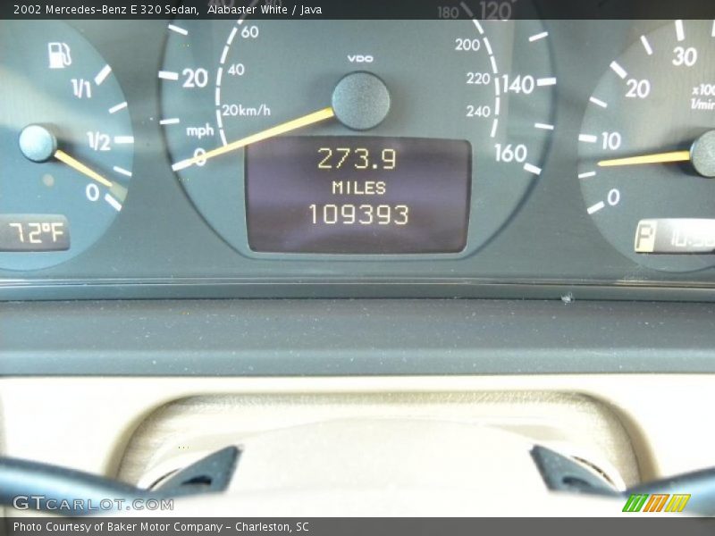 Alabaster White / Java 2002 Mercedes-Benz E 320 Sedan