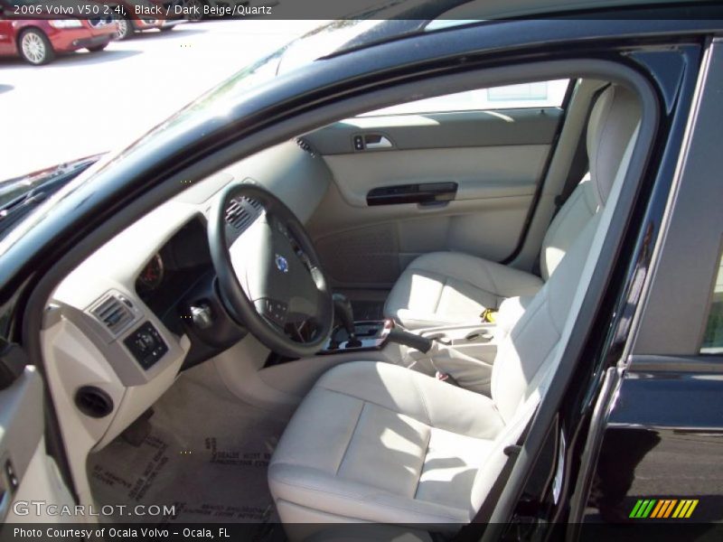 Black / Dark Beige/Quartz 2006 Volvo V50 2.4i