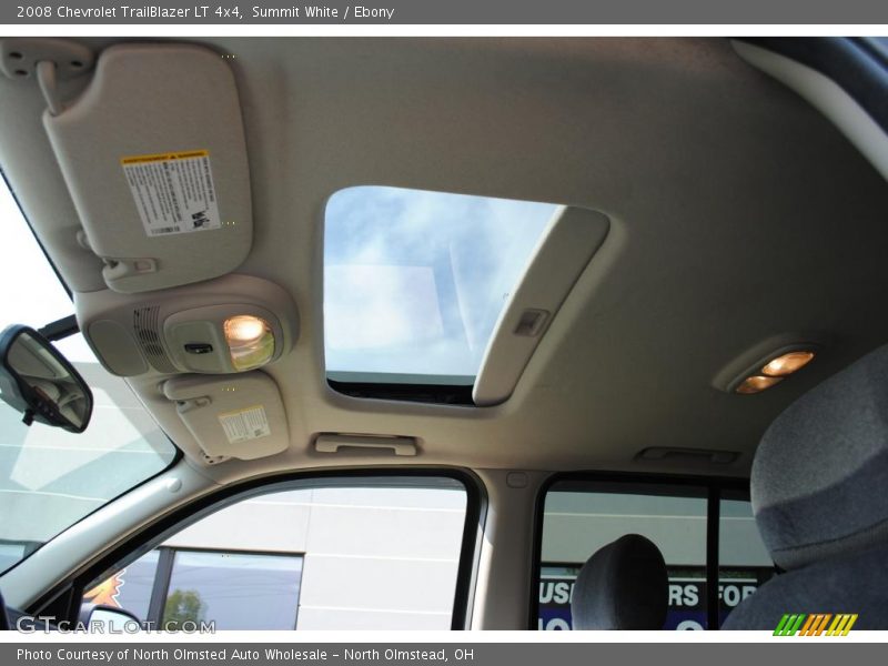 Summit White / Ebony 2008 Chevrolet TrailBlazer LT 4x4