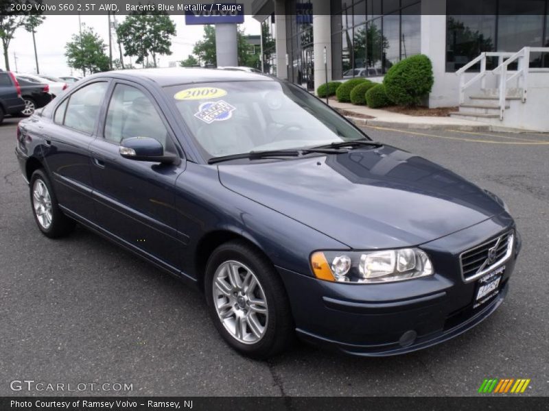 Front 3/4 View of 2009 S60 2.5T AWD