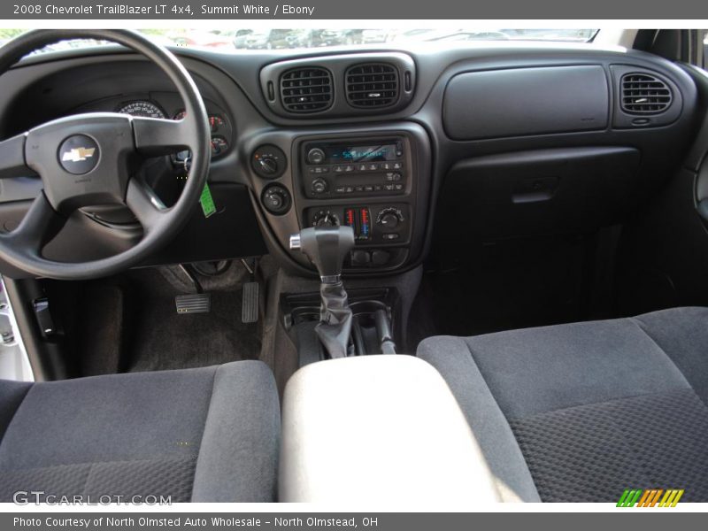Summit White / Ebony 2008 Chevrolet TrailBlazer LT 4x4