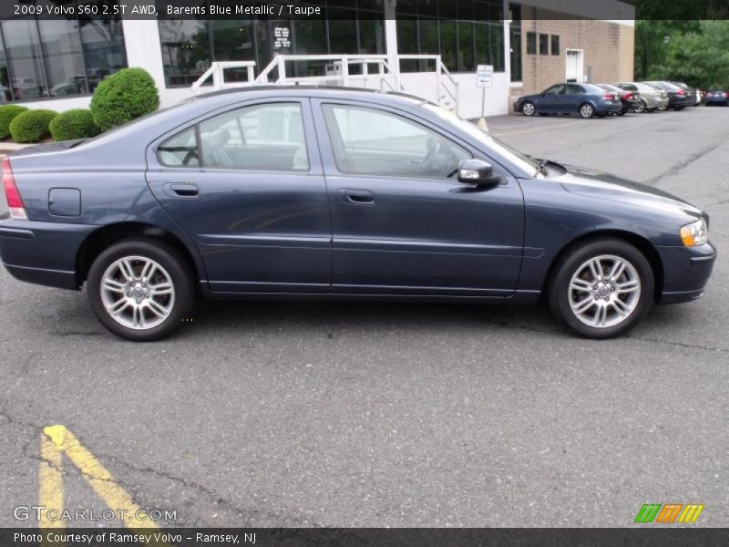 Barents Blue Metallic / Taupe 2009 Volvo S60 2.5T AWD