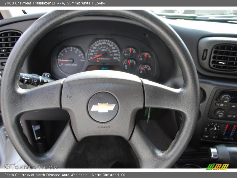 Summit White / Ebony 2008 Chevrolet TrailBlazer LT 4x4