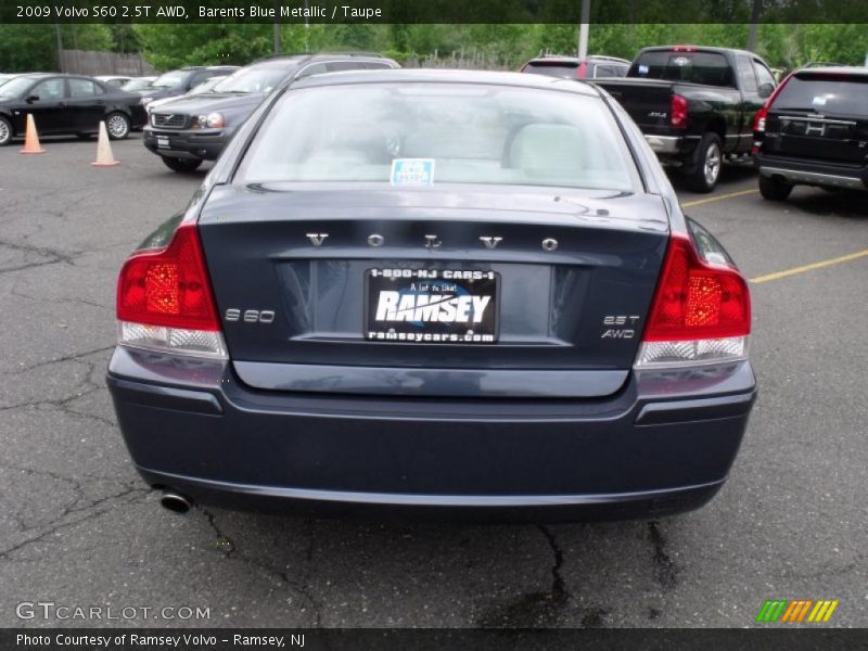 Barents Blue Metallic / Taupe 2009 Volvo S60 2.5T AWD