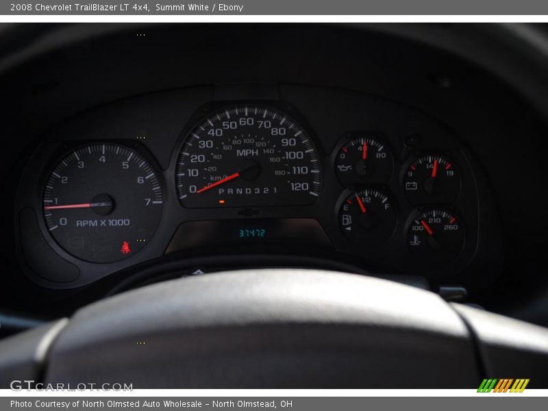 Summit White / Ebony 2008 Chevrolet TrailBlazer LT 4x4